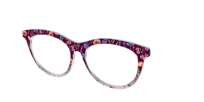 The Mulberry Floral Dip-Dye - Angle Top Thumbnail - Pair Eyewear