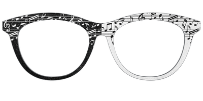 The Musical Shimmer Split - Front Top Thumbnail - Pair Eyewear