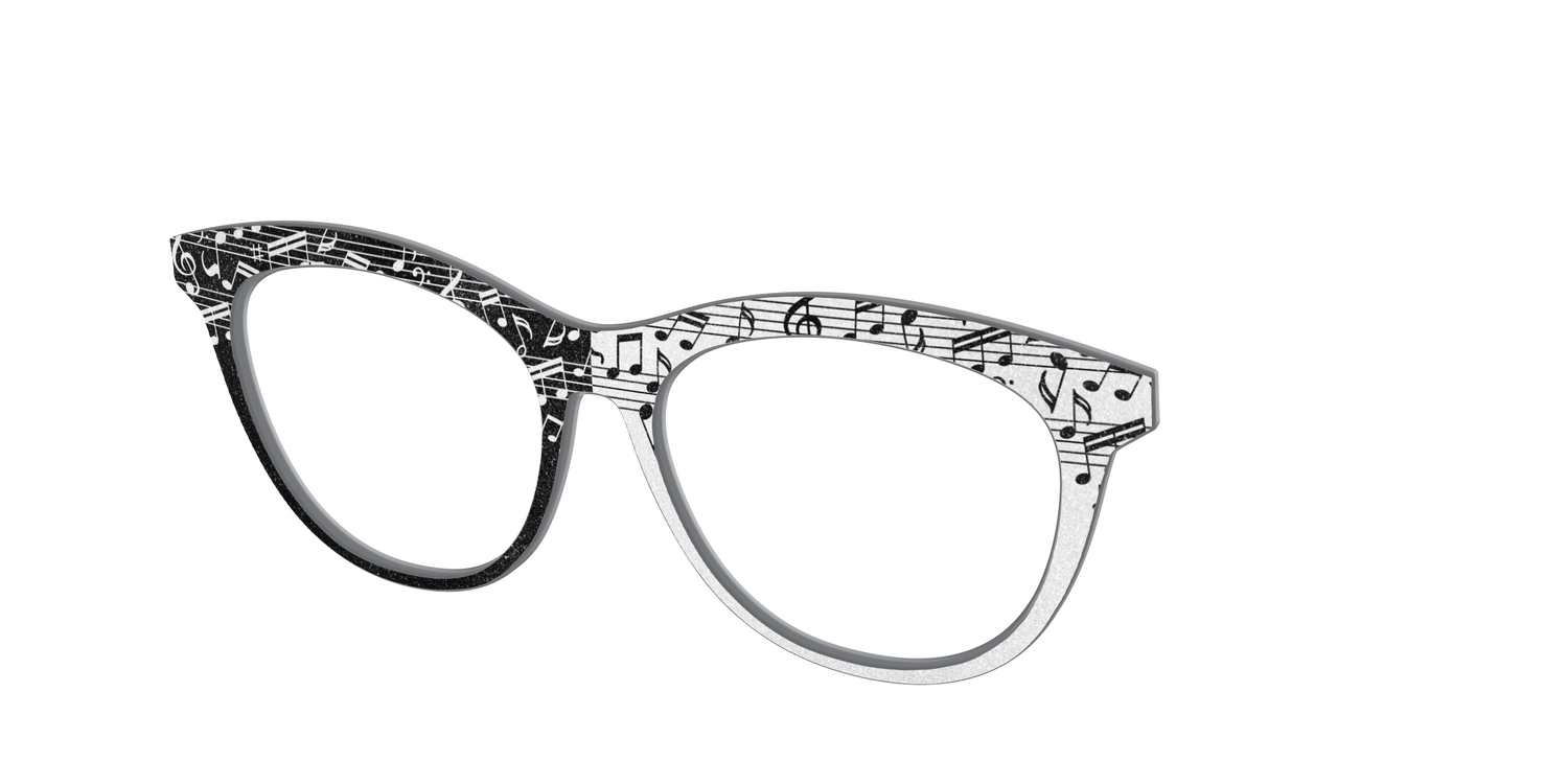The Musical Shimmer Split - Angle Top Image - Pair Eyewear