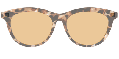 The Neutral Tort Crystal With Umber Brown Lens - Front Top Thumbnail - Pair Eyewear