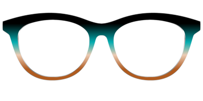 The Onyx to Rust Gradient - Front Top Thumbnail - Pair Eyewear