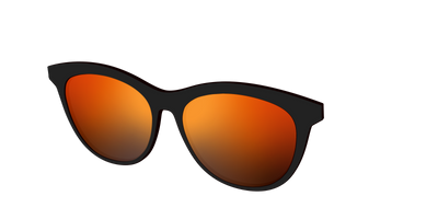 The Polarized Orange Reflective Sun Top - Angle Top Thumbnail - Pair Eyewear