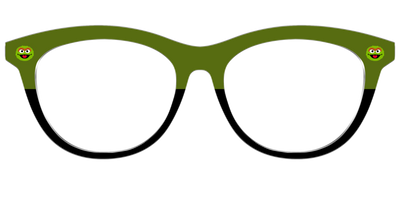 The Oscar the Grouch - Front Top Thumbnail - Pair Eyewear