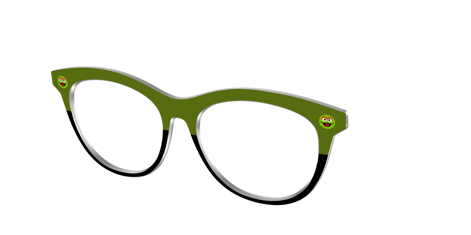 The Oscar the Grouch - Angle Top Image - Pair Eyewear