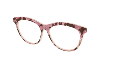 The Pale Peach Pearl Tortoise - Angle Top Thumbnail - Pair Eyewear