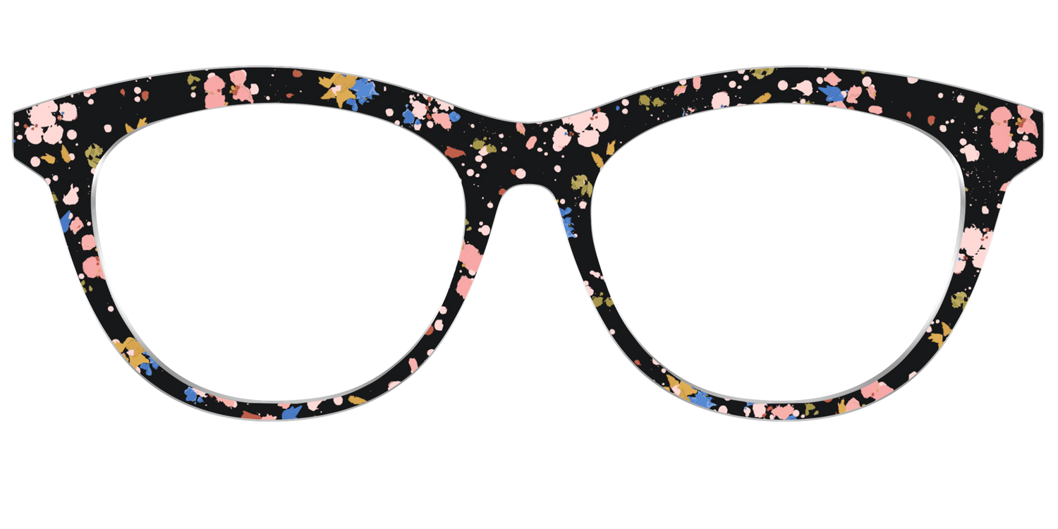 The Pallid Paint Splatter - Front Top Image - Pair Eyewear