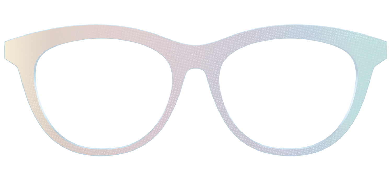 The Pastel Dot Iridescent - Front Top Image - Pair Eyewear
