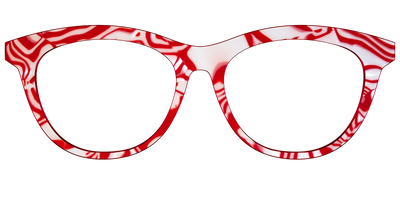 The Peppermint Swirl - Front Top Thumbnail - Pair Eyewear