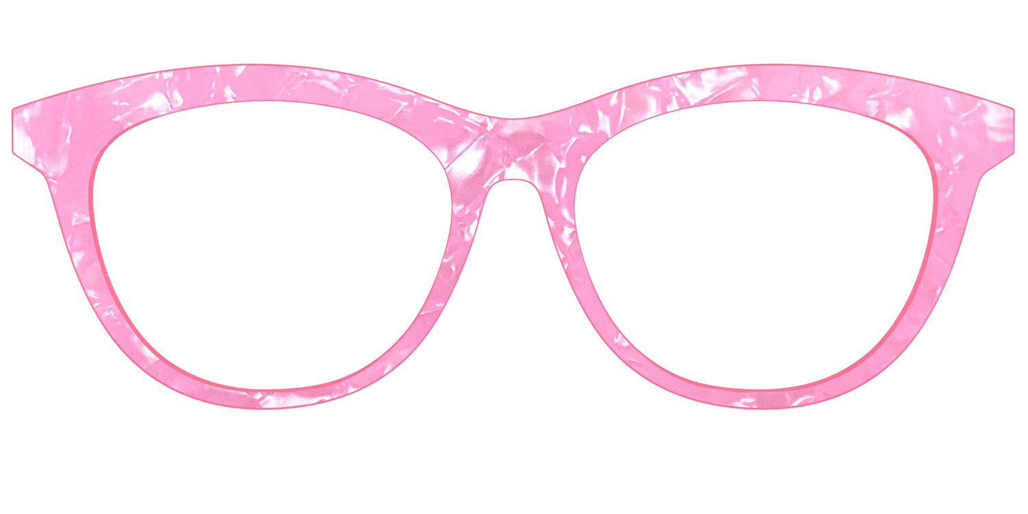The Pink Tourmaline Pearl Marble - Front Top Image - Pair Eyewear
