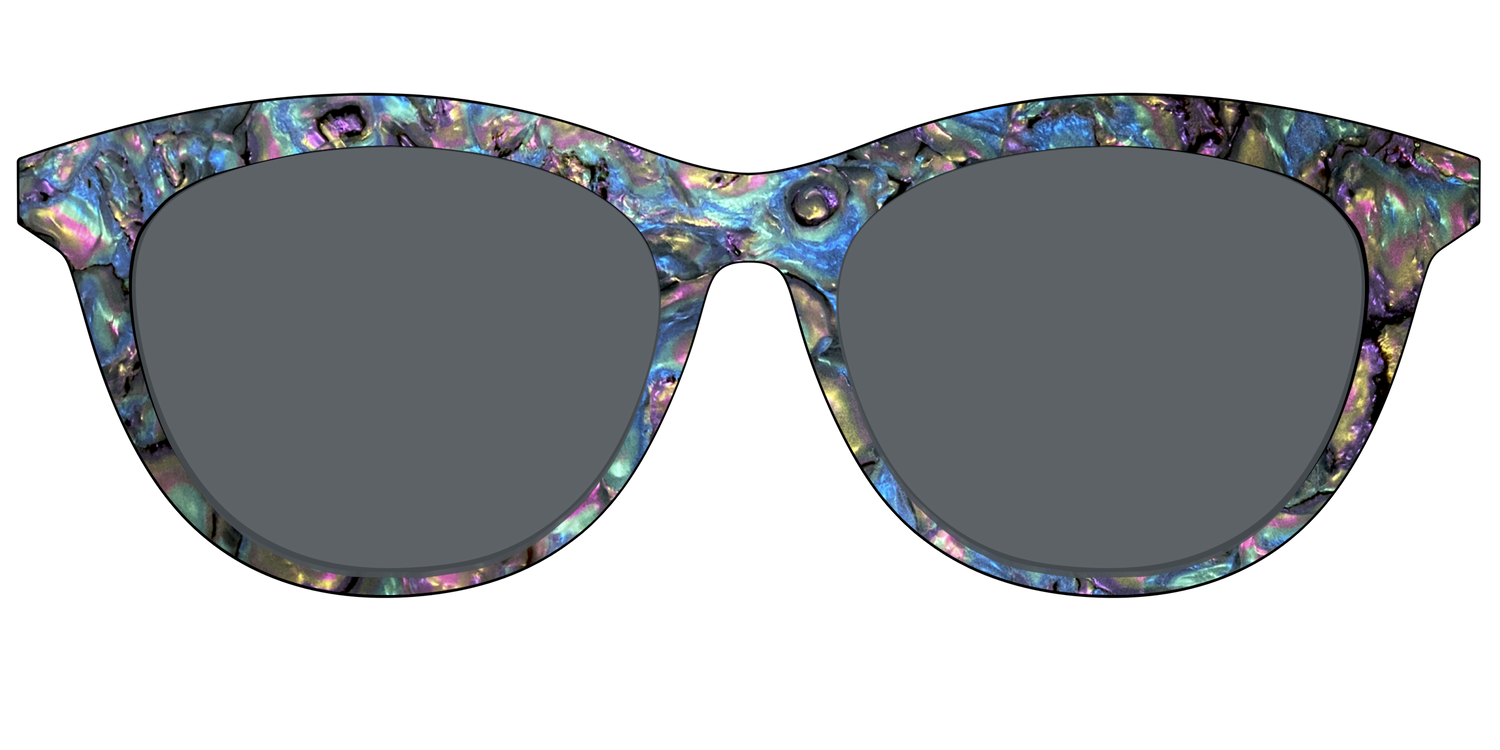 The Polarized Midnight Abalone Sun Top - Front Top Image - Pair Eyewear