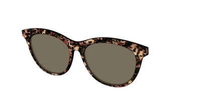 The Polarized Sienna Tortoise Sun Top - Angle Top Thumbnail - Pair Eyewear