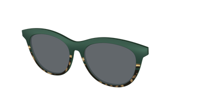 The Polarized Spruce Tortoise Sun Top - Angle Top Thumbnail - Pair Eyewear