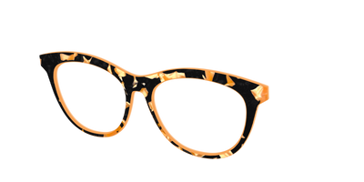 The Pumpkin Camo Pearl Tortoise - Angle Top Thumbnail - Pair Eyewear