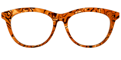 The Pumpkin Pearl Swirl - Front Top Thumbnail - Pair Eyewear