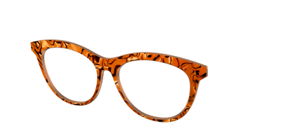 The Pumpkin Pearl Swirl - Angle Top Thumbnail - Pair Eyewear