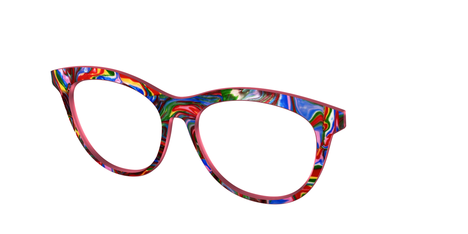 The Radiant Pearl Marble - Angle Top Image - Pair Eyewear