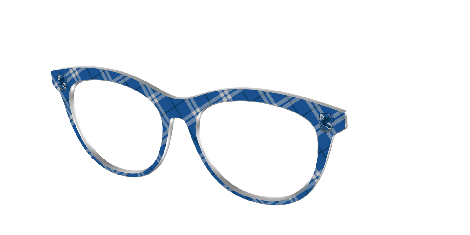 The Ravenclaw™ Plaid - Angle Top Image - Pair Eyewear