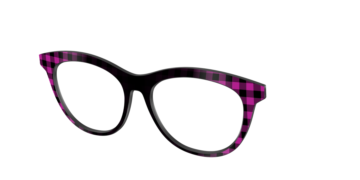 The Reimagined Plaid - Angle Top Image - Pair Eyewear