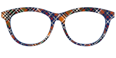 The Scholastic Plaid with Foil - Front Top Thumbnail - Pair Eyewear