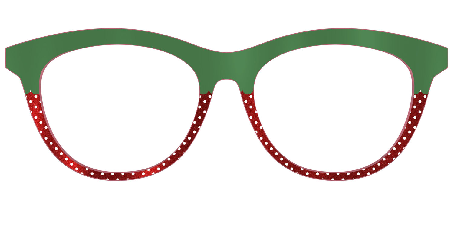 The Shimmer Strawberry - Front Top Image - Pair Eyewear