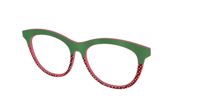 The Shimmer Strawberry - Angle Top Thumbnail - Pair Eyewear