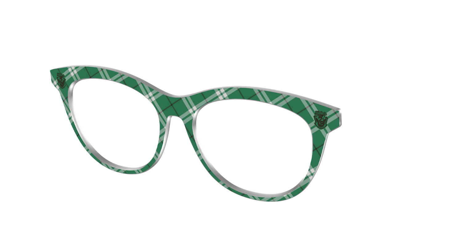 The Slytherin™ Plaid - Angle Top Image - Pair Eyewear
