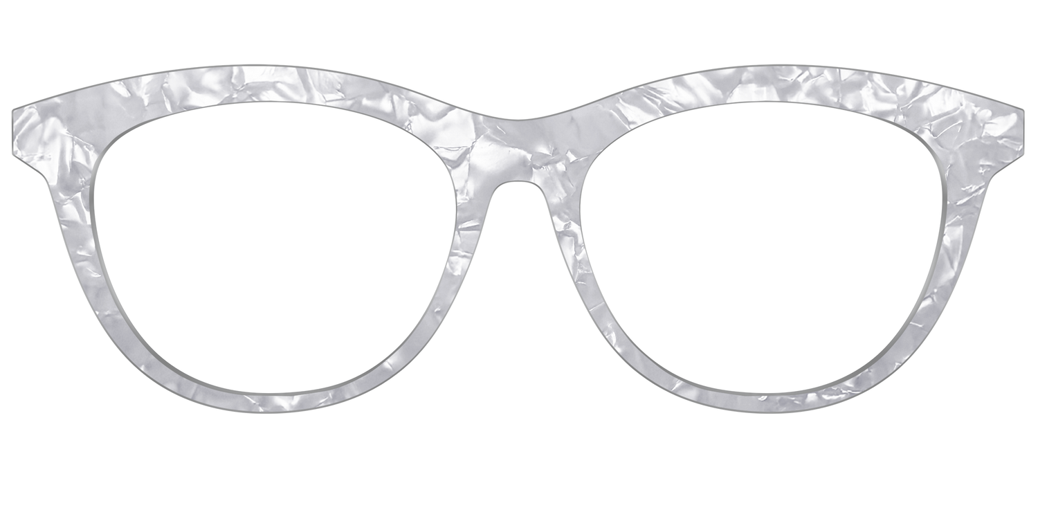 The Smoky Quartz Pearl Marble - Front Top Image - Pair Eyewear