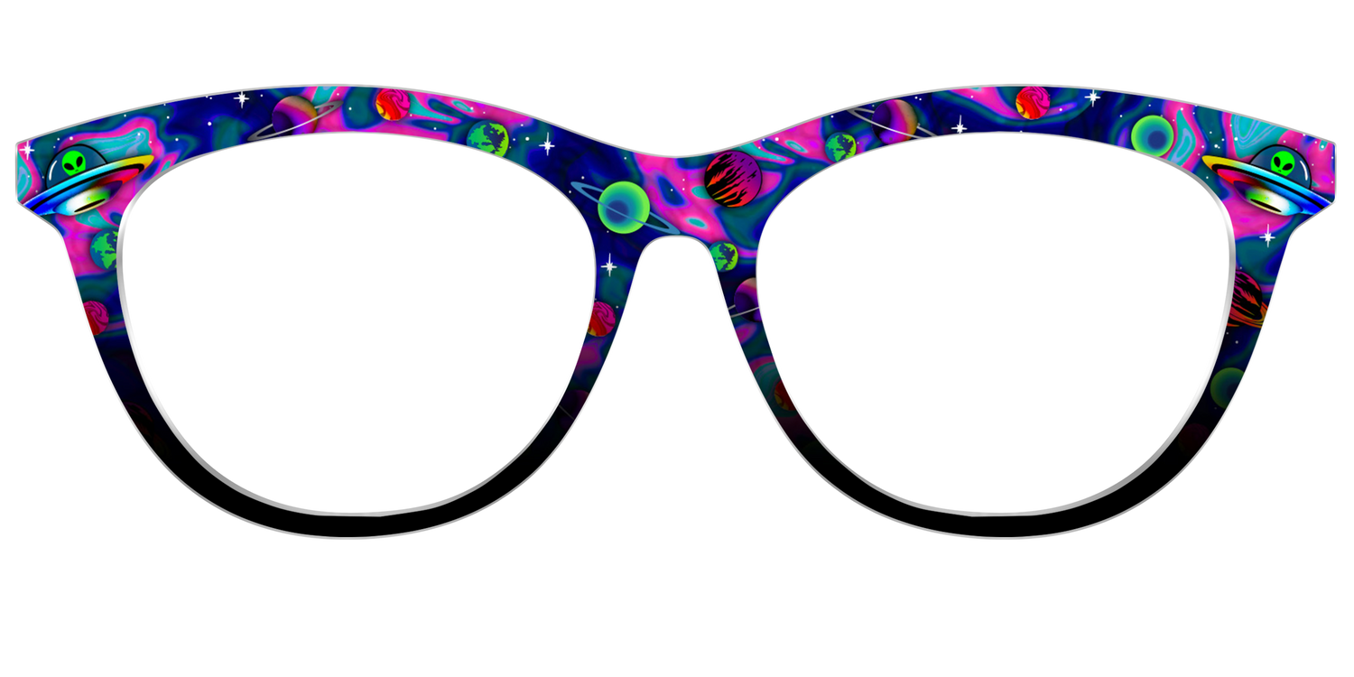 The Space Invasion Marble - Front Top Image - Pair Eyewear