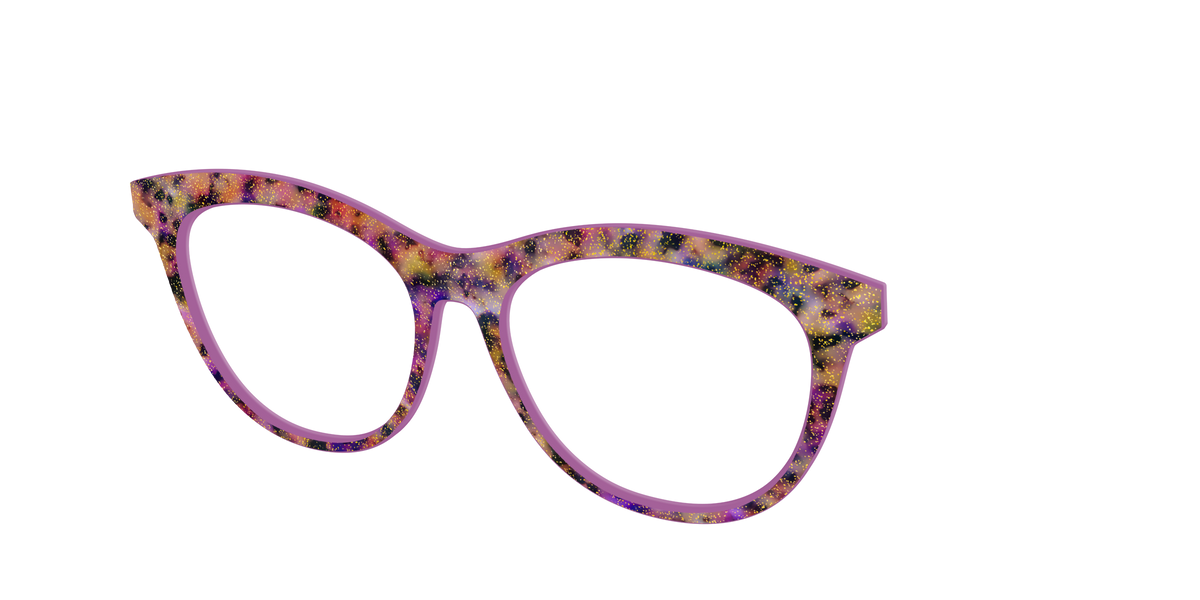 The Spooktacular Tortoise with Glitter - Angle Top Image - Pair Eyewear