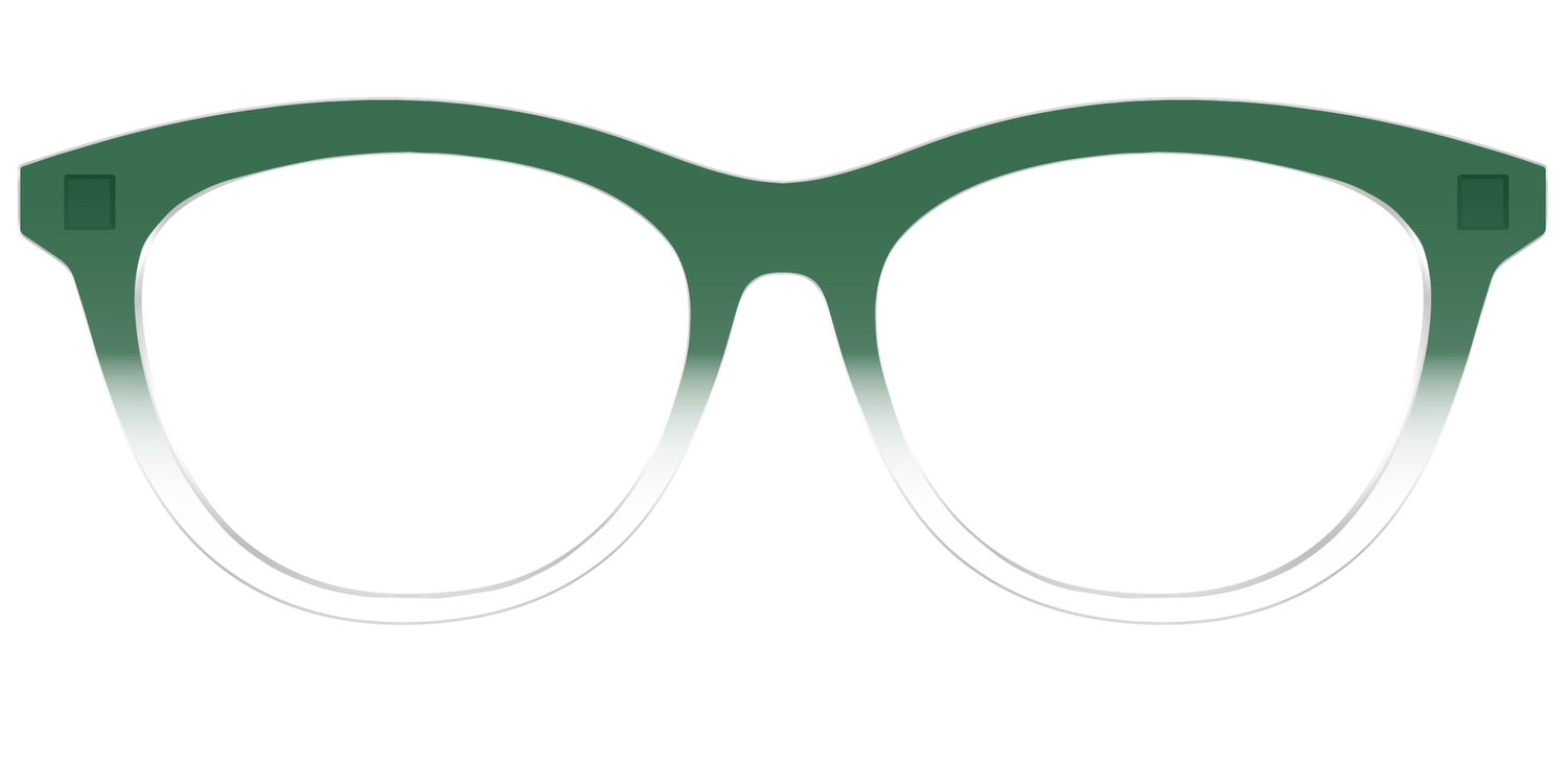 The Spruce Gradient Crystal - Front Top Image - Pair Eyewear