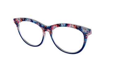 The Stained Glass Fireworks - Angle Top Thumbnail - Pair Eyewear