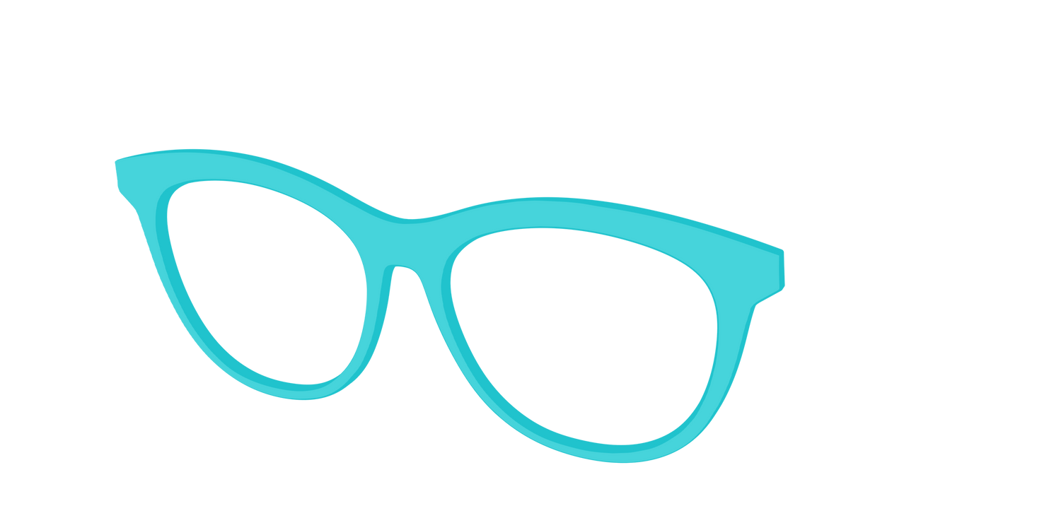 The Turquoise - Angle Top Image - Pair Eyewear