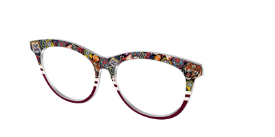 The Varsity Patches Split - Angle Top Thumbnail - Pair Eyewear