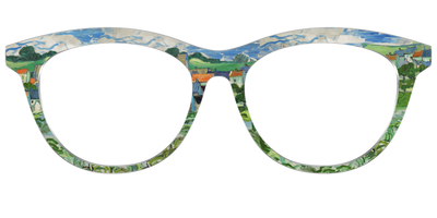 The View of Auvers-Sur-Oise - Front Top Thumbnail - Pair Eyewear