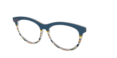 The Vincent Stripes - Angle Top Thumbnail - Pair Eyewear