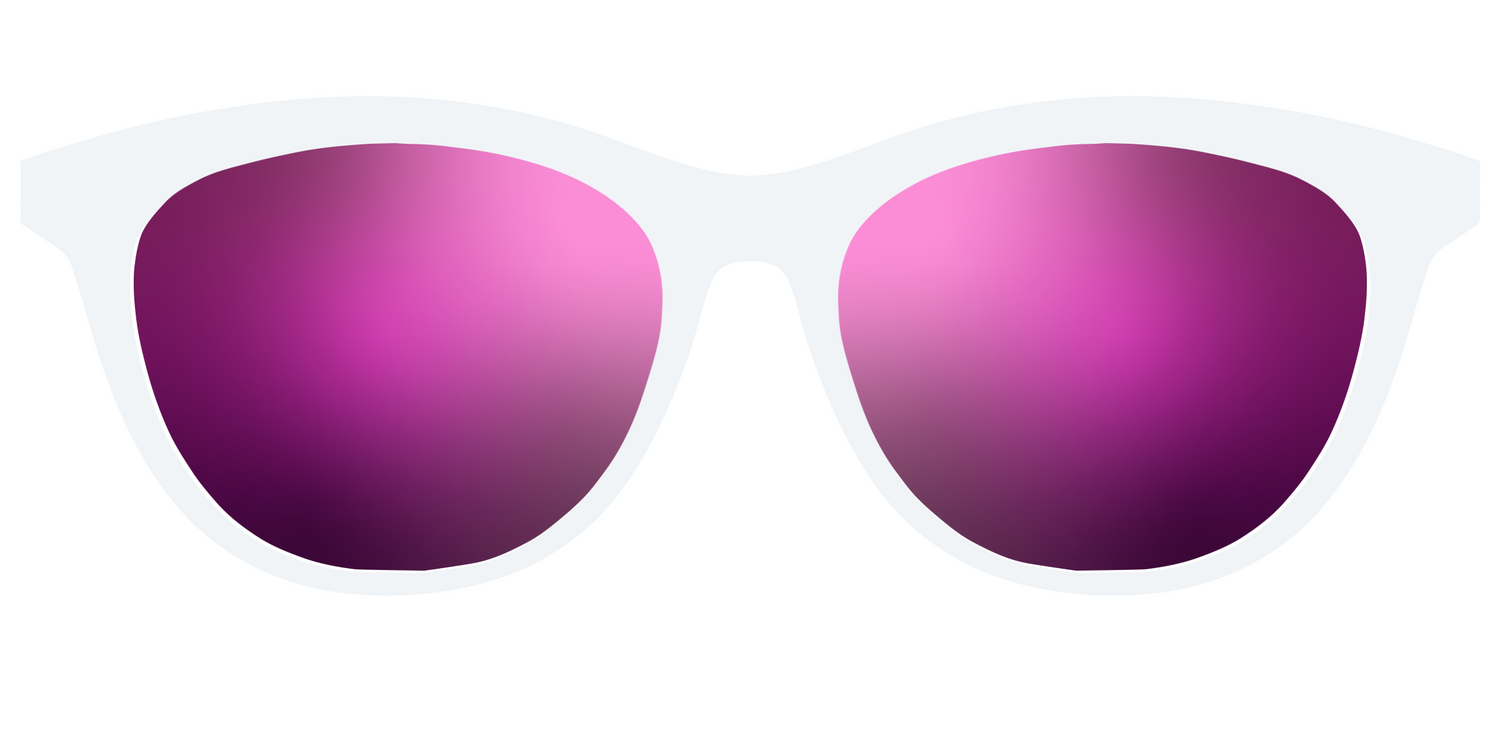The Polarized White Sun Top - Front Top Image - Pair Eyewear