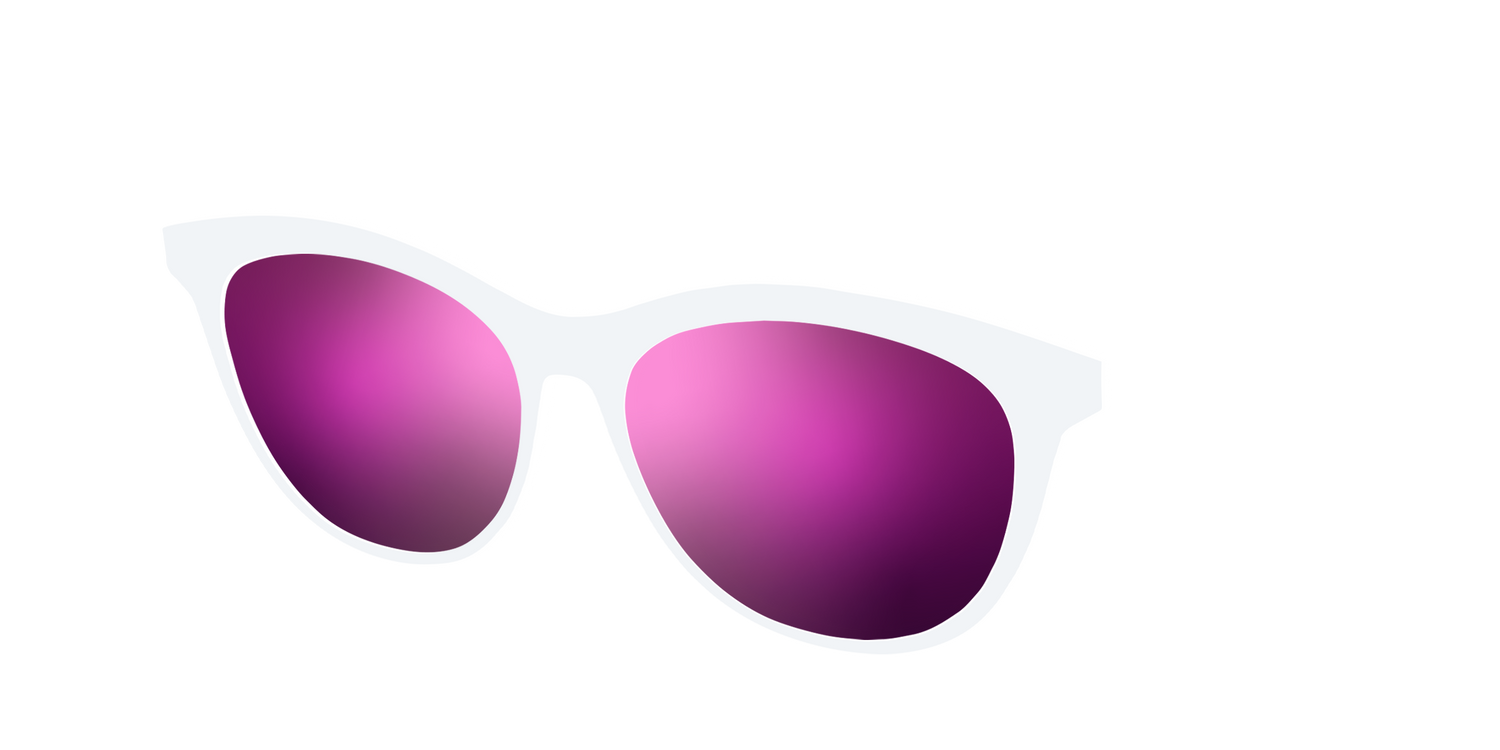 The Polarized White Sun Top - Angle Top Image - Pair Eyewear