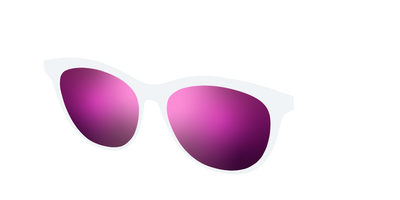 The Polarized White Sun Top - Angle Top Thumbnail - Pair Eyewear