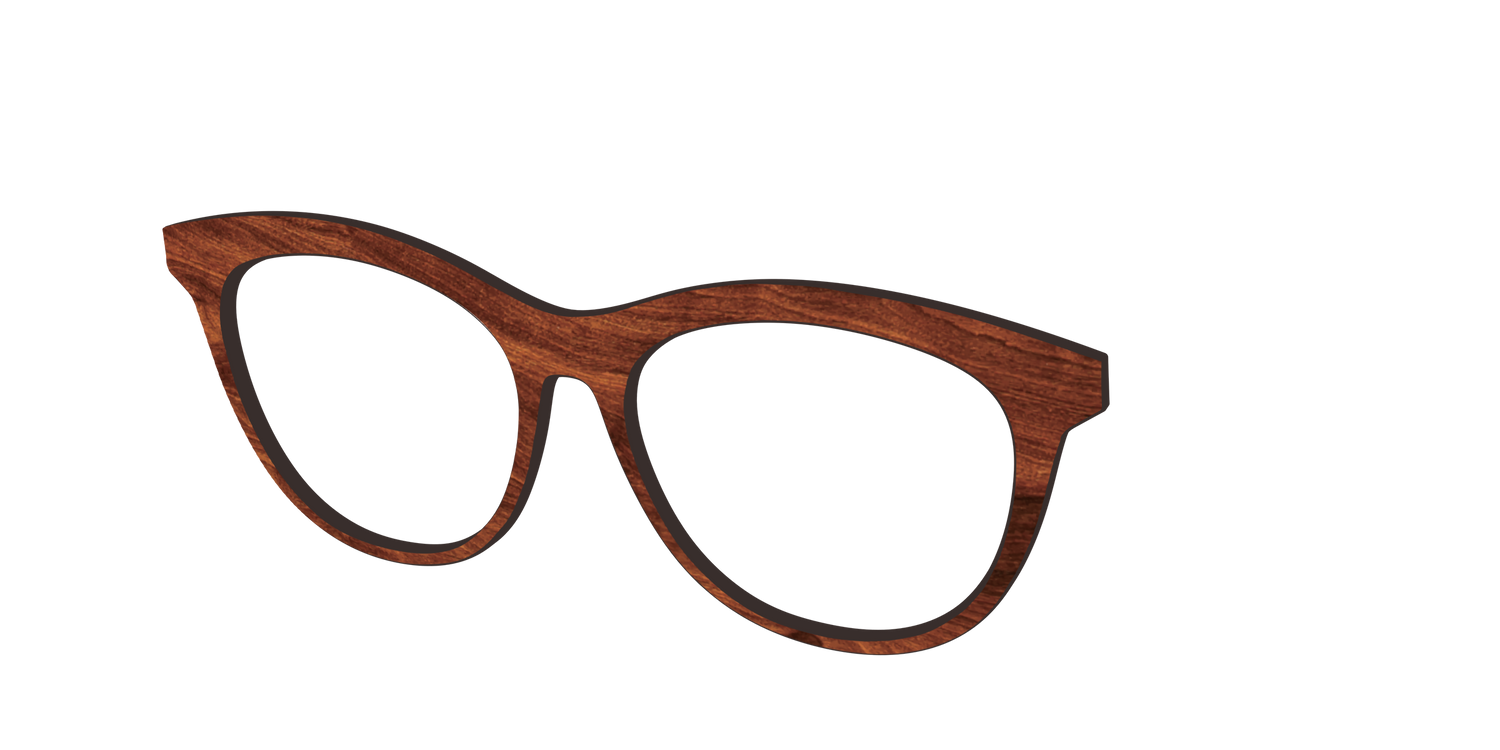 The Woodgrain - Angle Top Image - Pair Eyewear