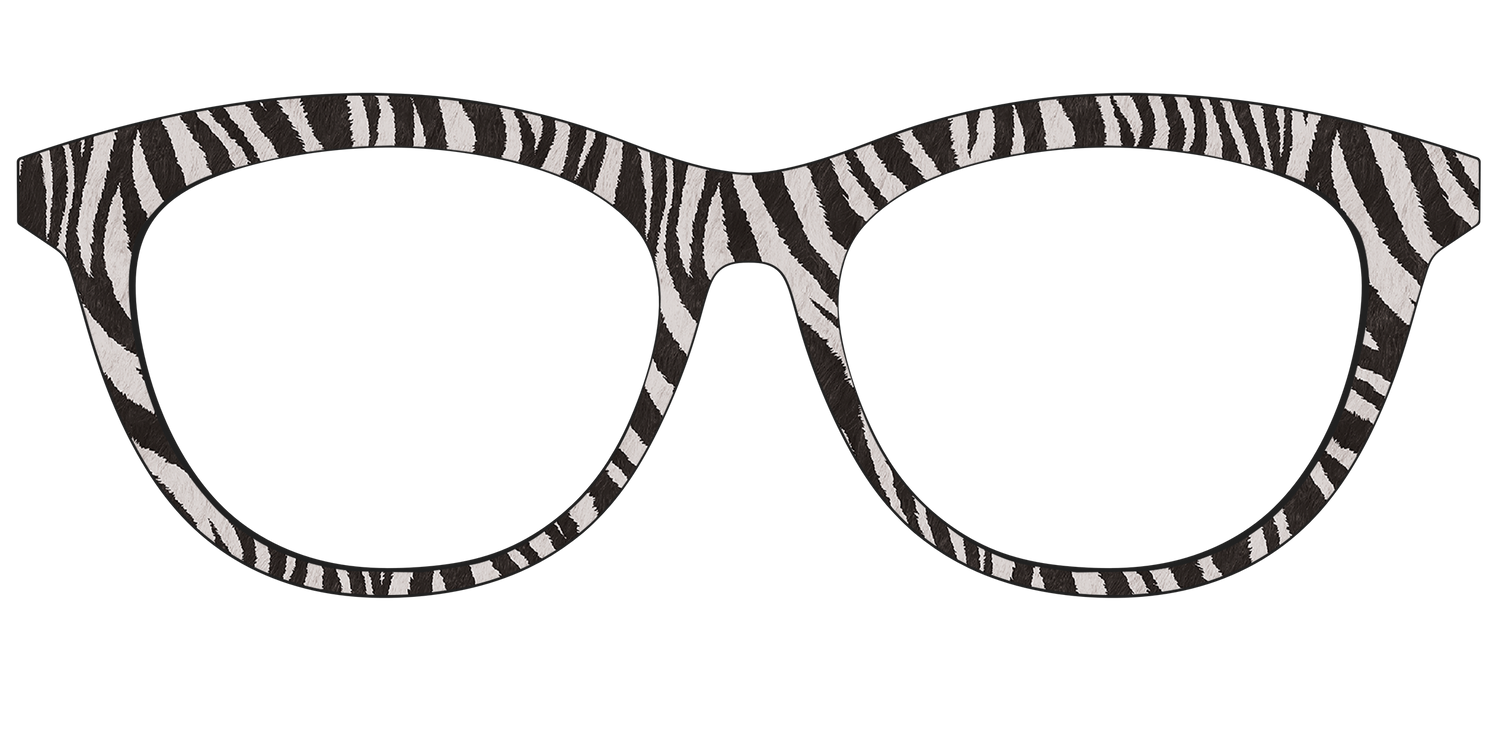 The Zebra Stripes - Front Top Image - Pair Eyewear