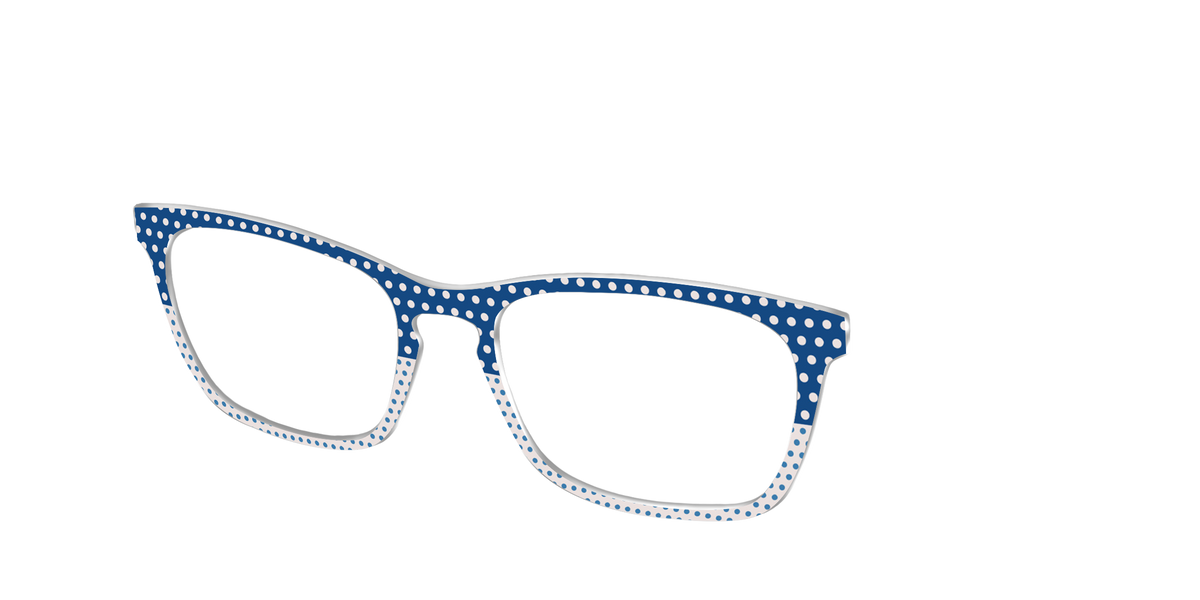 The Aegean Polka Dot Print Mix - Angle Top Image - Pair Eyewear