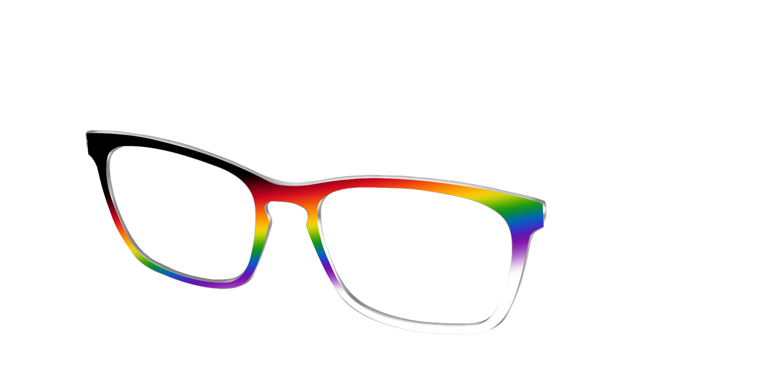 The Ally Gradient - Angle Top Image - Pair Eyewear