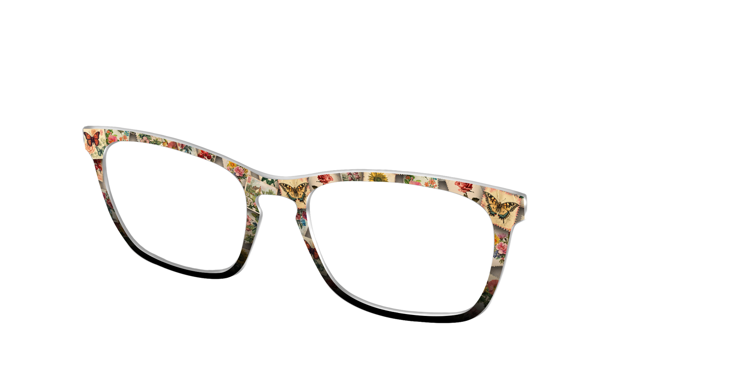 The Antique Stamps - Angle Top Image - Pair Eyewear