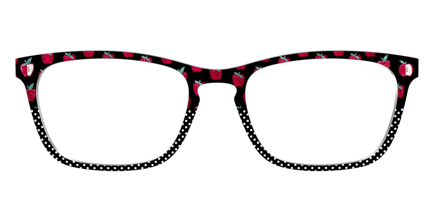 The Apple Polka Dot Split - Front Top Image - Pair Eyewear