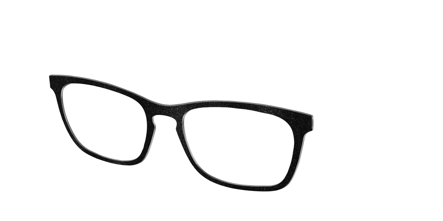 The Black Shimmer - Angle Top Image - Pair Eyewear