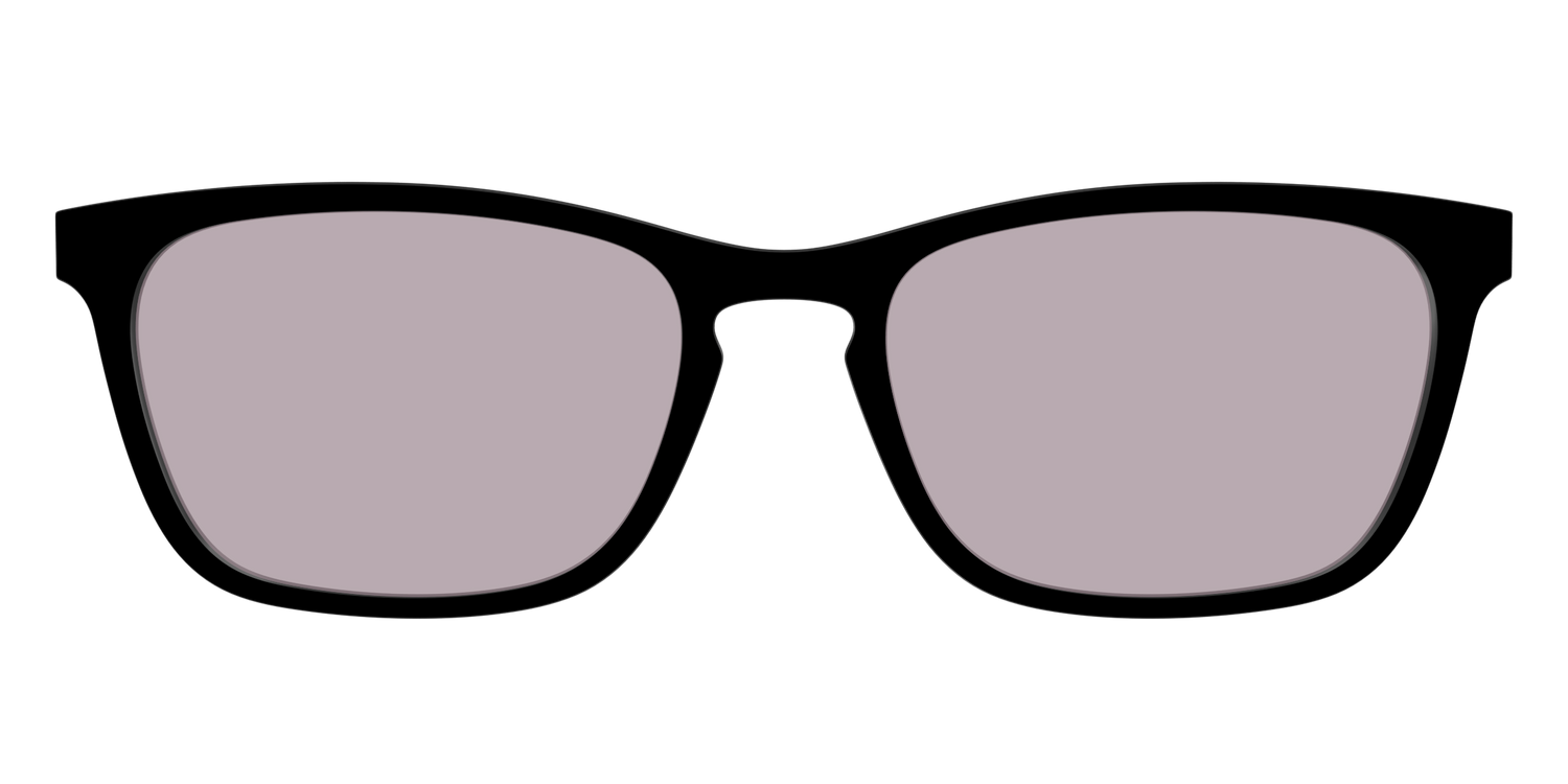 The Black with Gray Gaming Lens - Front Top Image - Pair Eyewear