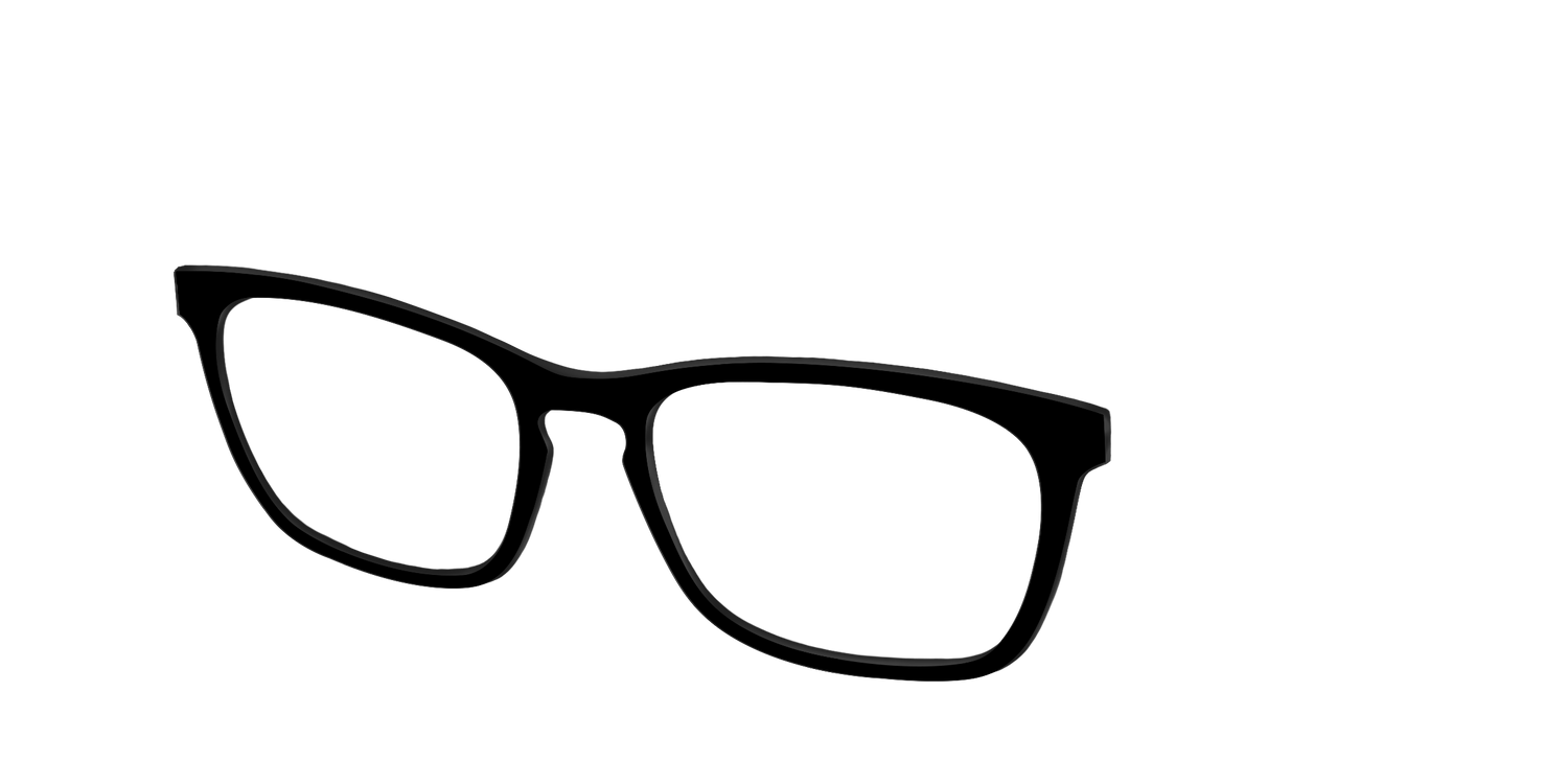 The Black - Angle Top Image - Pair Eyewear