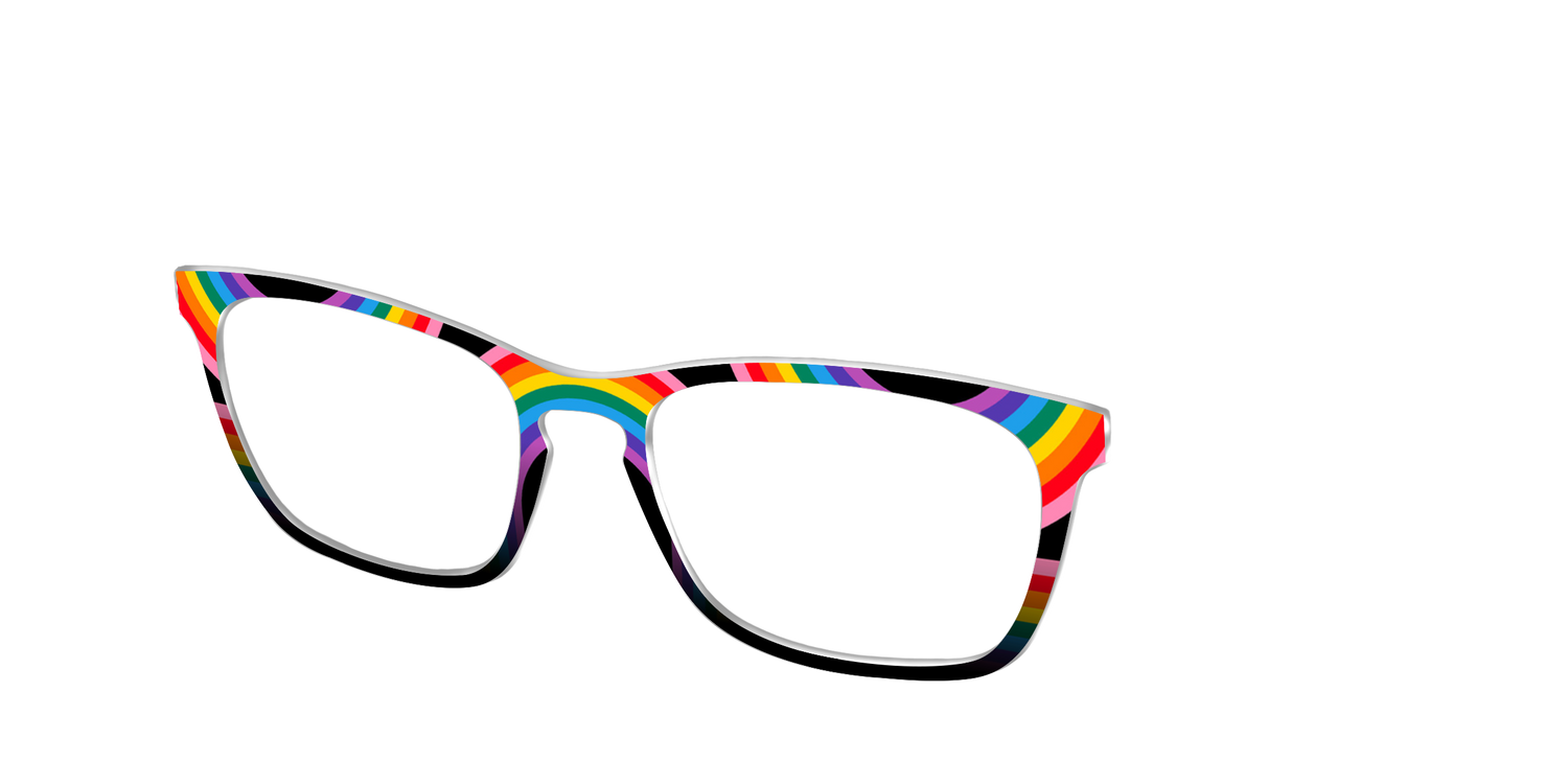 The Bold Blocks - Angle Top Image - Pair Eyewear