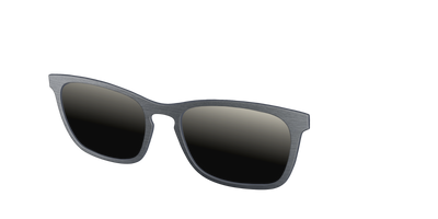 The Polarized Brushed Nickel Sun Top - Angle Top Thumbnail - Pair Eyewear