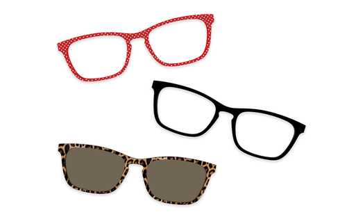 Burgundy - Set - Pair Eyewear